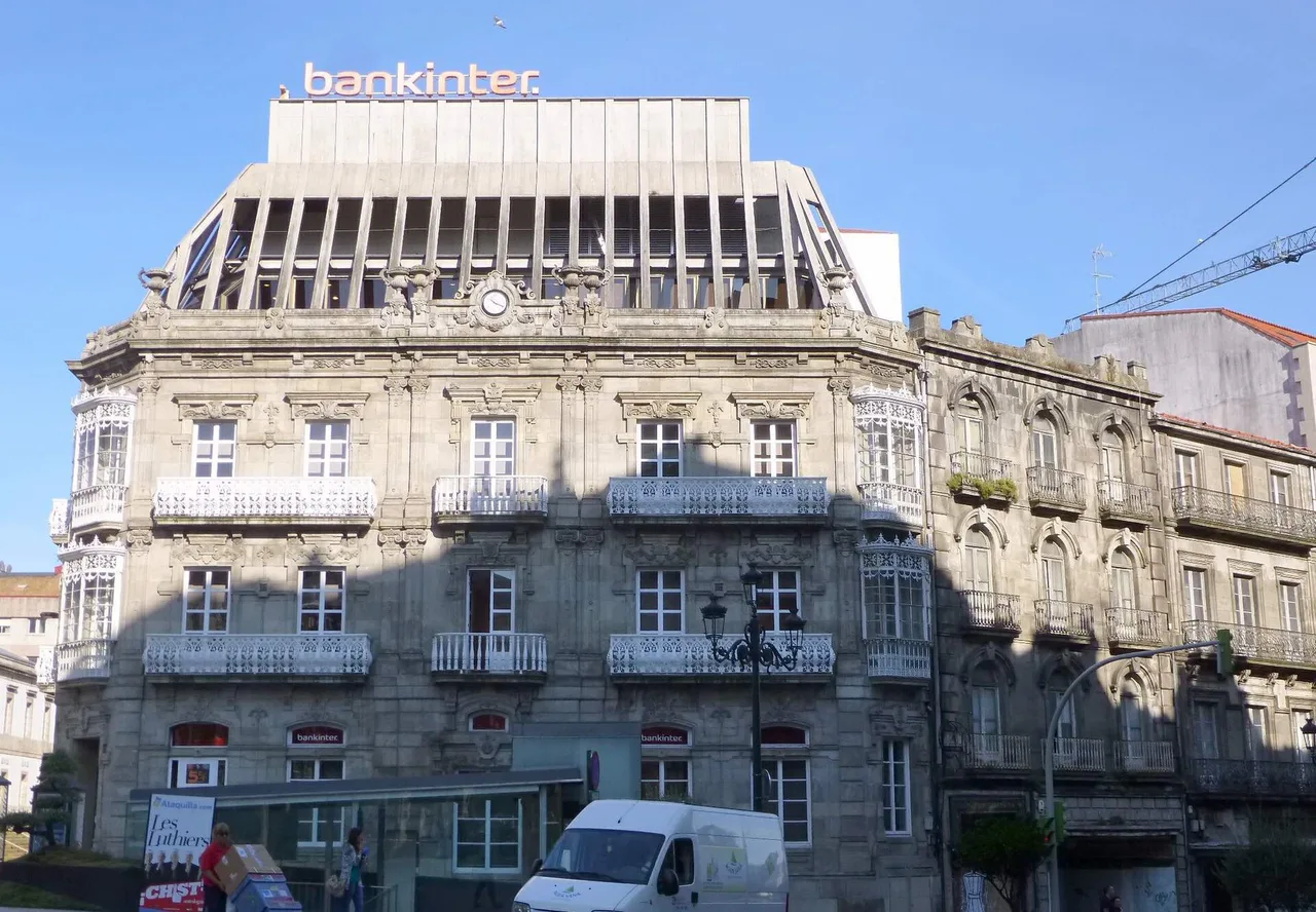 Edificio de Bankinter en Vigo