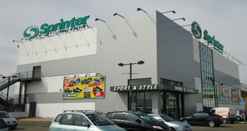 The exterior of a Sprinter shop in an archive photograph